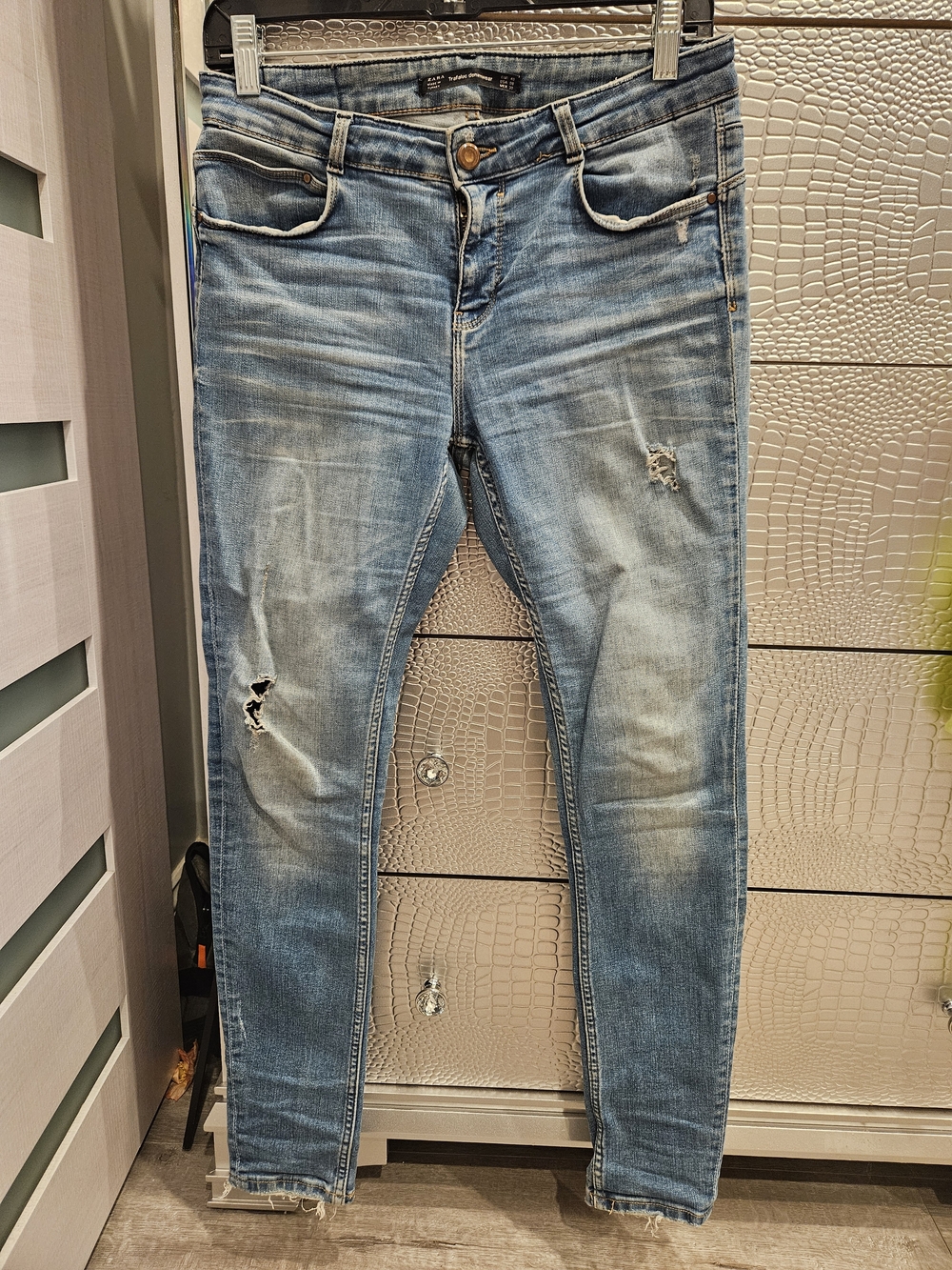 Zara Light Blue Denim Jeans - Trafaluc